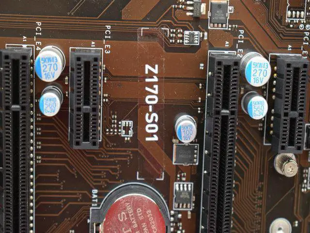 Alt view image 4 of 7 - MSI Motherboard Z170-S01 Mainboard LGA1151 DDR4 ATX M.2 64GB TESTED+I/O Shield