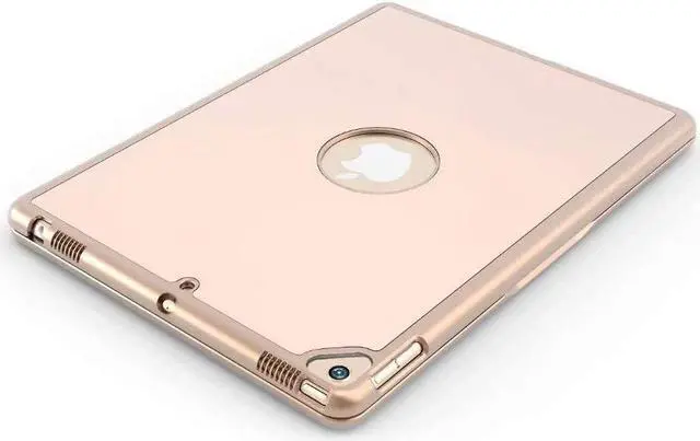 Alt view image 2 of 3 - New iPad 10.2 7th Generation 2019 Keyboard Case Protective Ultra Slim Hard Clamshell Folio Stand Smart Cover with 7 Colors Backlit Wireless Bluetooth Keyboard for iPad 10.2 inch