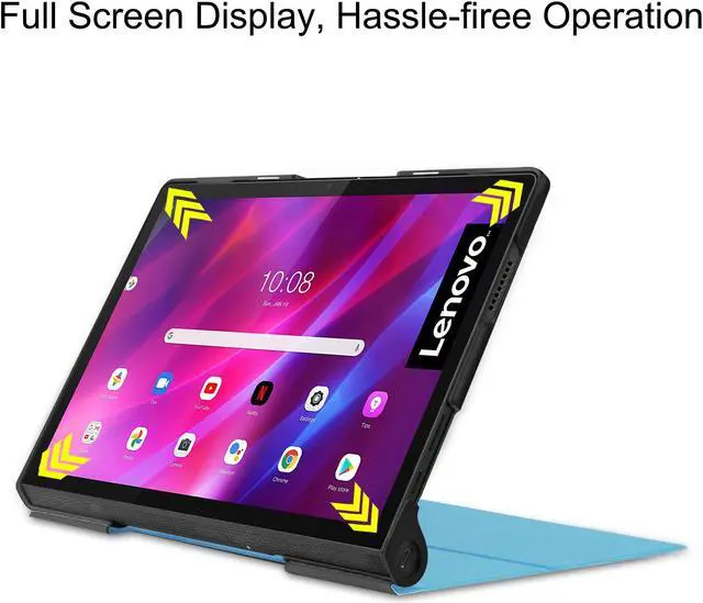 Alt view image 6 of 7 - Case For Lenovo Yoga Tab 11 2021, Ultra Lightweight Slim Smart Shell Stand Cover Case for Lenovo Yoga Tab 11 YT-J706 / YT-J706F with Auto Wake / Sleep