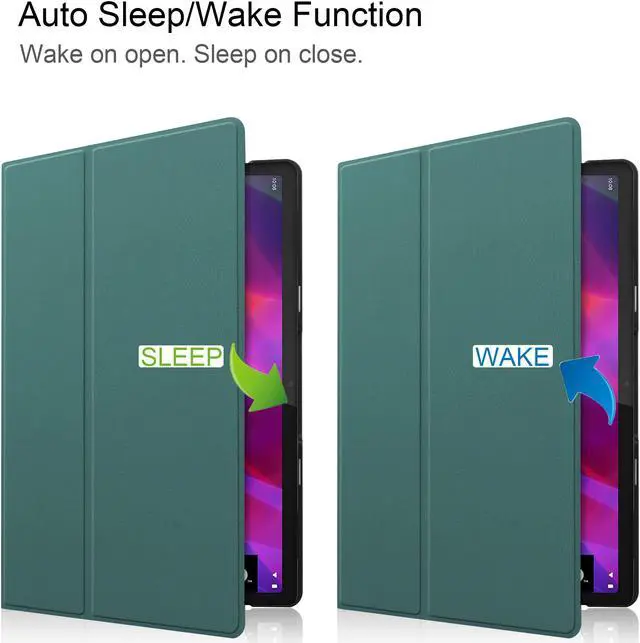 Alt view image 2 of 7 - Case For Lenovo Yoga Tab 11 2021, Ultra Lightweight Slim Smart Shell Stand Cover Case for Lenovo Yoga Tab 11 YT-J706 / YT-J706F with Auto Wake / Sleep