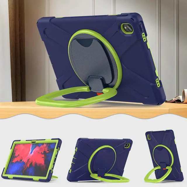 Alt view image 3 of 6 - Case Compatible for Lenovo Tab P11 11 inch 2020 Model TB-J606F / TB-J606X with Kickstand, Hand Strap and Shoulder Strap Shockproof Protective Cover