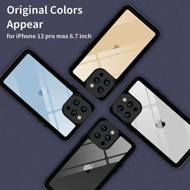 Alt view image 6 of 7 - for iPhone 13 Pro Max Case Waterproof, Built in Screen Protector Dustproof Shockproof Full-Body Heavy-Duty Rugged Protection, IP68 Waterproof Case for iPhone 13 Pro Max 6.7 inch 5G 2021