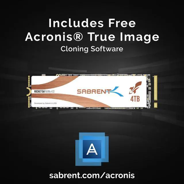 Alt view image 7 of 14 - SABRENT 4TB Rocket Q4 NVMe PCIe 4.0 M.2 2280 Internal SSD Maximum Performance Solid State Drive with Heatsink | R/W 4900/3500 MB/s (SB-RKTQ4-HTSS-4TB)