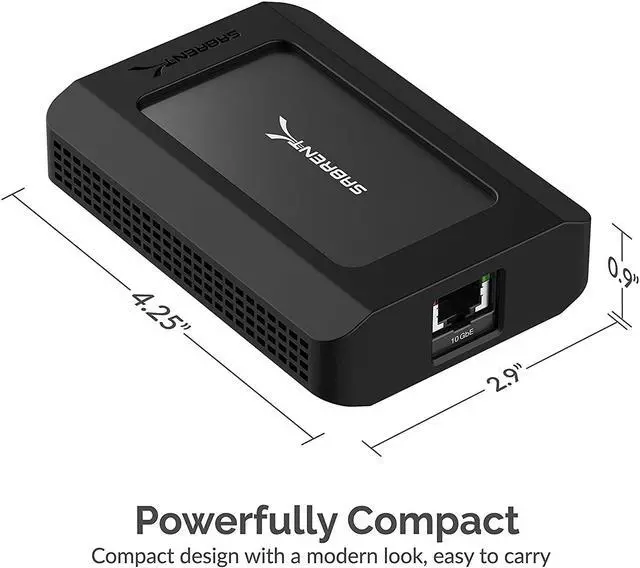 Alt view image 5 of 19 - Sabrent Thunderbolt 3 to 10 Gbps RJ-45 Ethernet Adapter (TH-S3EA)