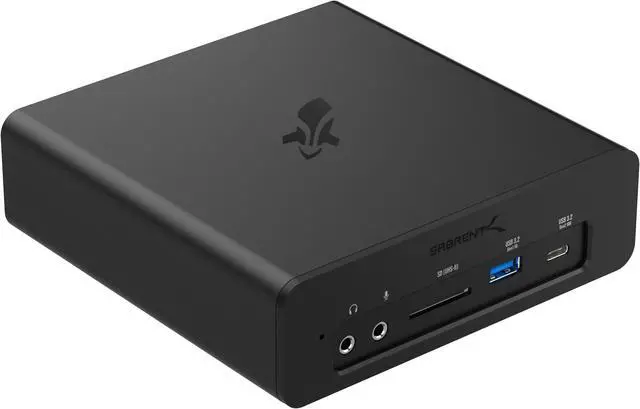 Main image of SABRENT Thunderbolt 3 8TB NVMe SSD Docking Station with DisplayPort, SD Card Reader, Ethernet Port, and Power Delivery (DS-SKRT-D8TB)