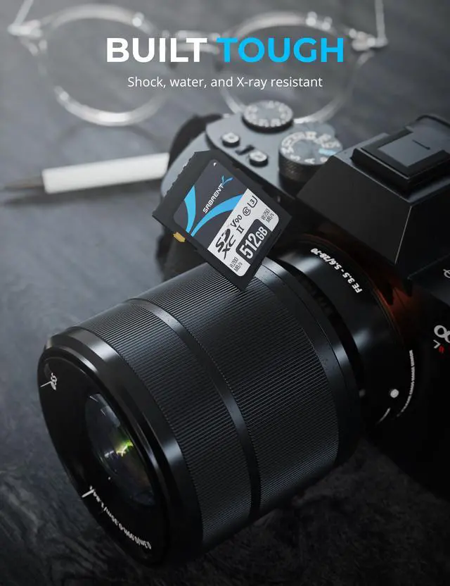 Alt view image 3 of 8 - SABRENT Rocket v90 512GB SD UHS-II Memory Card R280MB/s W250MB/s (SD-TL90-512GB)