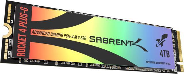 Sabrent ROCKET - SSD - 4 TB - internal - M.2 NGFF 2280 - PCIe 3.1 x4 (NVMe)  - for Intel Next Unit of Computing 12, 13 