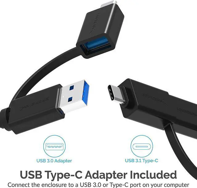 Alt view image 4 of 14 - Sabrent USB Type-C Aluminum Enclosure for M.2 NVMe SSD in Pink (EC-NVME-PNK)