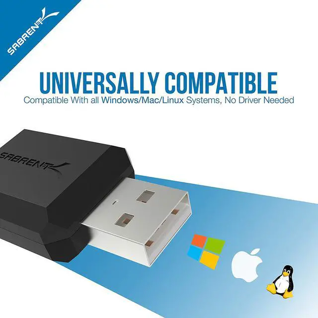 Alt view image 6 of 9 - SABRENT USB External Stereo Sound Adapter for Windows and Mac. Plug and Play No Drivers Needed. (AU-MMSA)