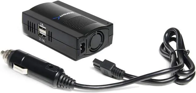 Alt view image 8 of 10 - SABRENT PW-C15M 150w Power Inverter with Fan 12v DC to 120v AC