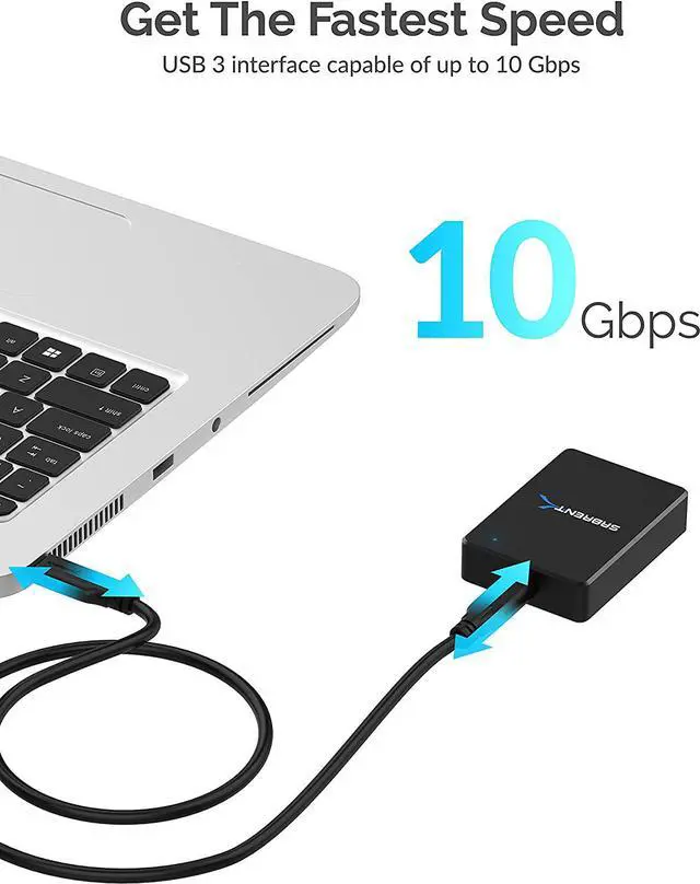 Alt view image 5 of 7 - SABRENT CFexpress Type B Card Reader with USB 3.2 10Gbps (CR-CFER)