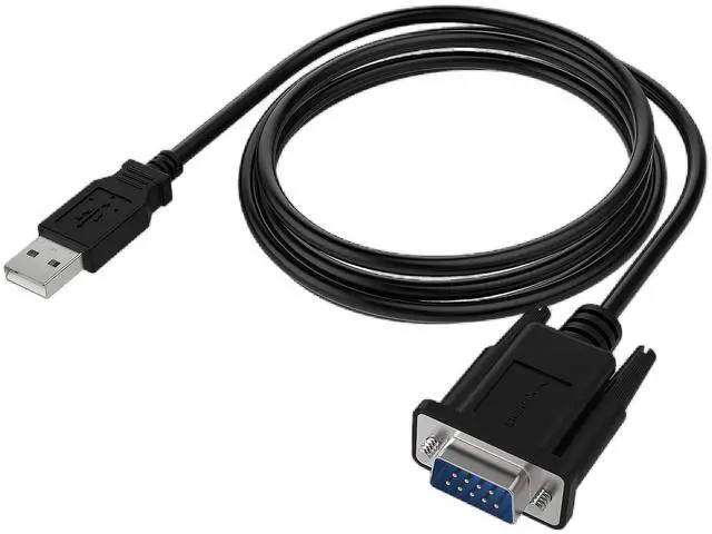Main image of Sabrent USB 2.0 to Serial (9-Pin) DB-9 RS-232 Adapter Cable 6 ft. Cable with Thumbscrews Connectors (CB-FTDI)
