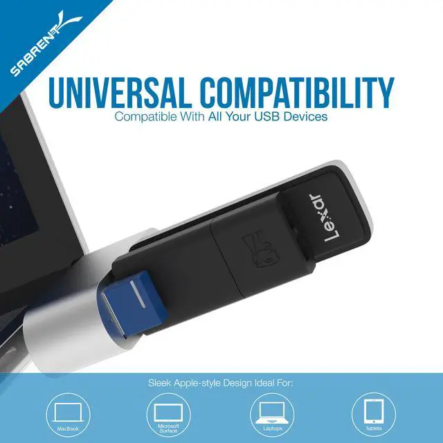 Alt view image 6 of 9 - Sabrent Premium 3-Port Aluminum Mini USB 3.0 Hub [90°/180° Degree Rotatable] (HB-R3MC)
