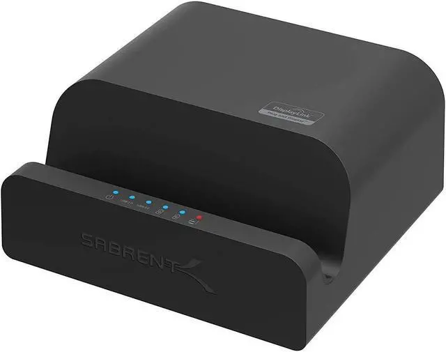 Alt view image 2 of 8 - SABRENT Universal Laptop Docking Station with Stand for Tablets and Notebooks Supports PC (DS-RICA)
