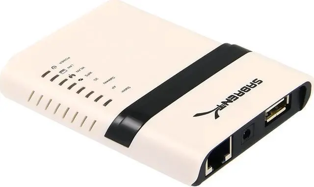 Alt view image 5 of 7 - Sabrent Portable Wireless-N 802.11n 3G Network Router w/USB and RJ-45 Ethernet Connections (NT-WR1N)