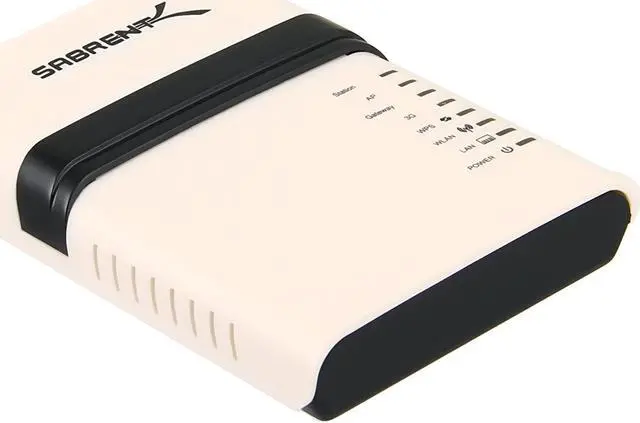 Alt view image 6 of 7 - Sabrent Portable Wireless-N 802.11n 3G Network Router w/USB and RJ-45 Ethernet Connections (NT-WR1N)