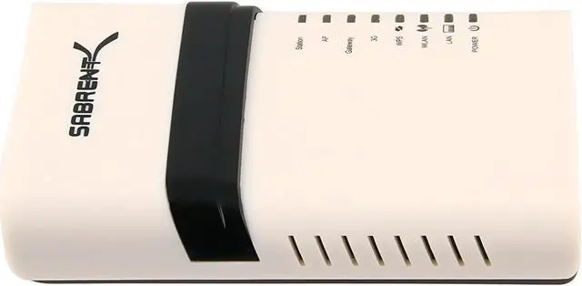 Alt view image 7 of 7 - Sabrent Portable Wireless-N 802.11n 3G Network Router w/USB and RJ-45 Ethernet Connections (NT-WR1N)