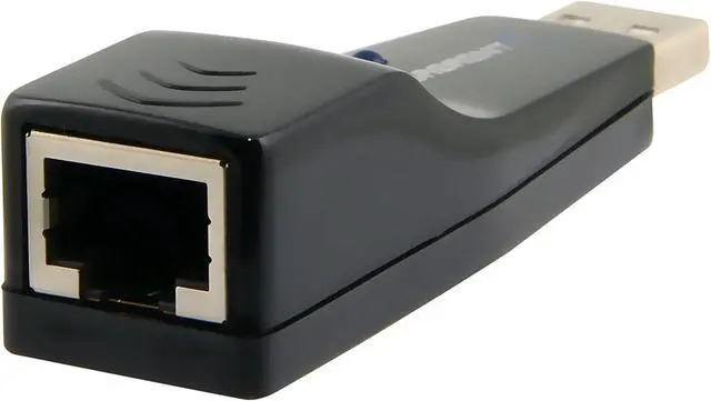 Alt view image 3 of 7 - Sabrent NT-USB20 USB 2.0 to RJ45 10/100 Converter