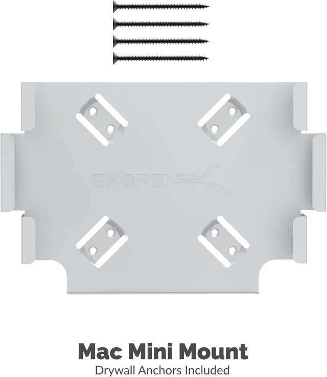 Alt view image 2 of 10 - Sabrent BK-MACM Mac mini VESA Mount / Wall Mount / Under Desk Mount
