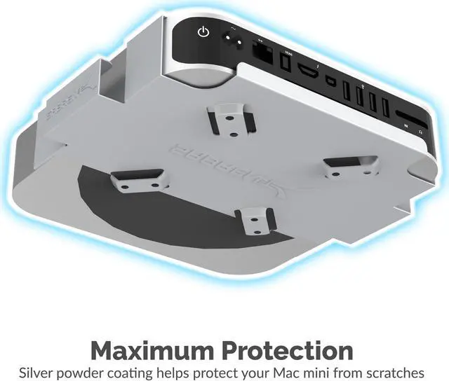 Alt view image 6 of 10 - Sabrent BK-MACM Mac mini VESA Mount / Wall Mount / Under Desk Mount
