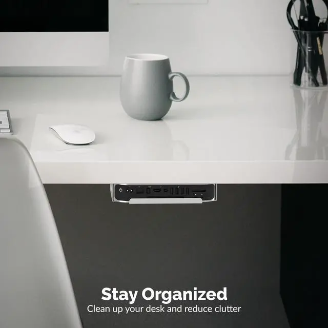 Alt view image 8 of 10 - Sabrent BK-MACM Mac mini VESA Mount / Wall Mount / Under Desk Mount