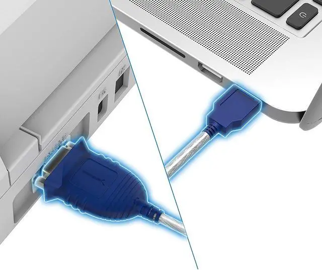 Alt view image 4 of 14 - SABRENT 6 ft. USB 2.0 to Serial (9-pin) DB-9 RS-232 Adapter Cable [Prolific PL2303] (SBT-USC6M)