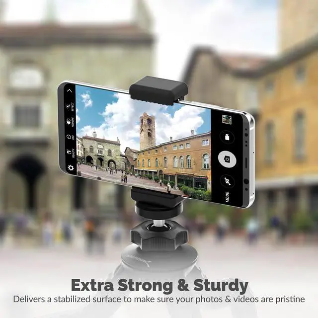 Alt view image 4 of 10 - Sabrent Universal Flexible Tripod Standard Tripod Mount [GoPro Mount Adapter Included] (TP-FLTP)