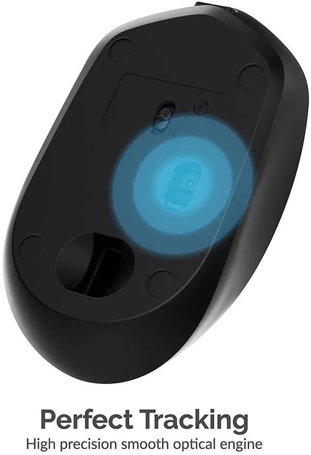 Alt view image 10 of 11 - Sabrent 2.4GHz Rechargeable Wireless Mouse with Adjustable Resolution (MS-RCWM)