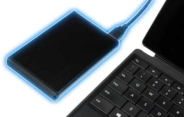 Alt view image 20 of 20 - Sabrent USB 3.0 to 2.5" SSD/SATA External Hard Drive Aluminum Enclosure, Black (EC-UK30)