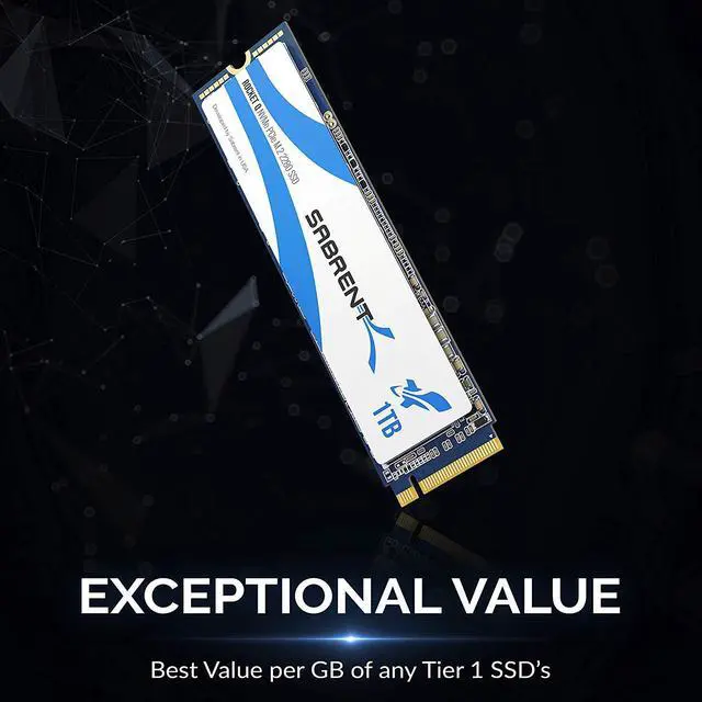 Alt view image 4 of 8 - SABRENT Rocket Q 1TB NVMe PCIe M.2 2280 Internal SSD High-Performance Solid State Drive R/W 3200/2000MB/s (SB-RKTQ-1TB)
