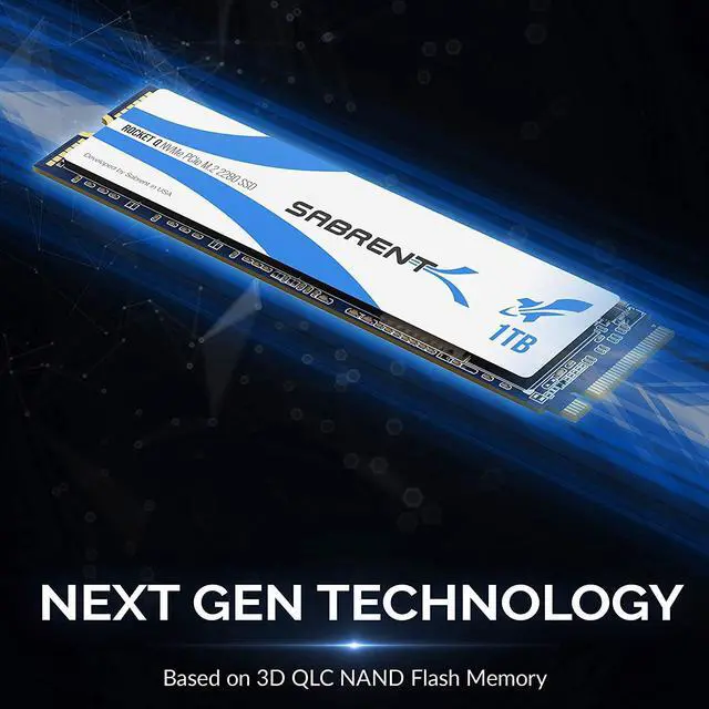 Alt view image 7 of 8 - SABRENT Rocket Q 1TB NVMe PCIe M.2 2280 Internal SSD High-Performance Solid State Drive R/W 3200/2000MB/s (SB-RKTQ-1TB)