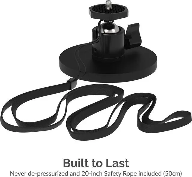 Alt view image 2 of 9 - SABRENT Rubber-Coated Magnetic Mount for Action Cam / Cameras and Small DSLR (CS-MG88)