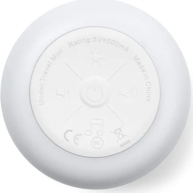 Alt view image 4 of 5 - Yogasleep Travel Mini White Noise Sleep Sound Machine with Night Light, White