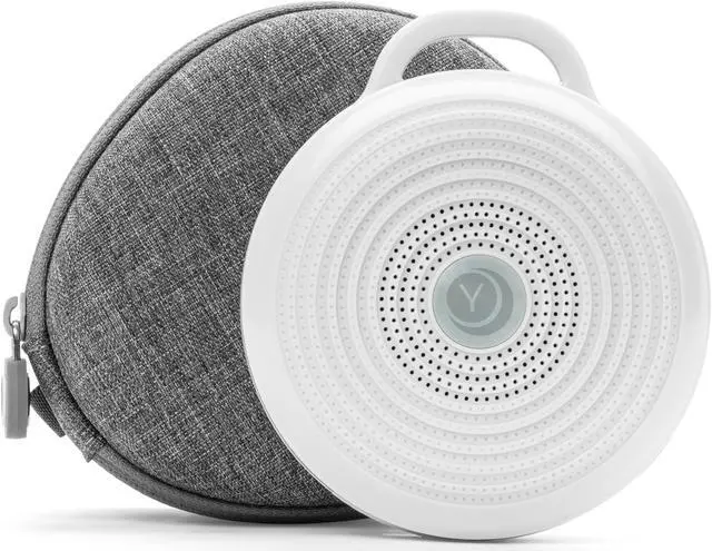 Alt view image 2 of 7 - Yogasleep Rohm Portable White Noise Sound Machine + Travel case in grey (Pack of 2) Sleep Therapy, crush-Resistant Travel case, for Adults, Kids & Baby, Noise Blocking & Office Privacy, Registry gift