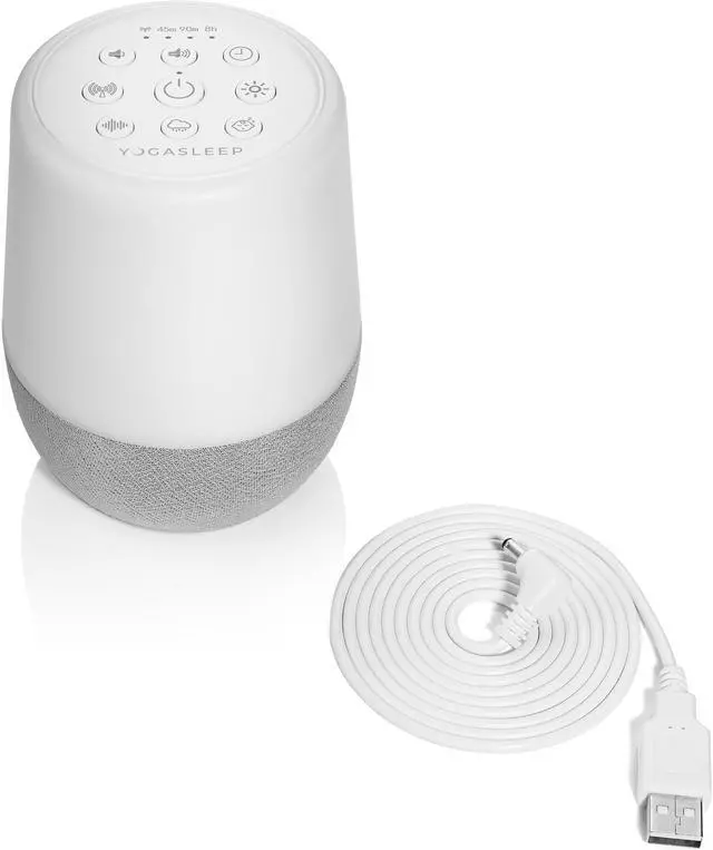 Alt view image 4 of 6 - Yogasleep Duet White Noise Sleep Sound Machine, Night Light, Wireless Speaker