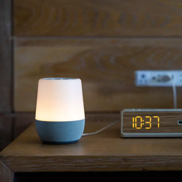 Alt view image 6 of 6 - Yogasleep Duet White Noise Sleep Sound Machine, Night Light, Wireless Speaker