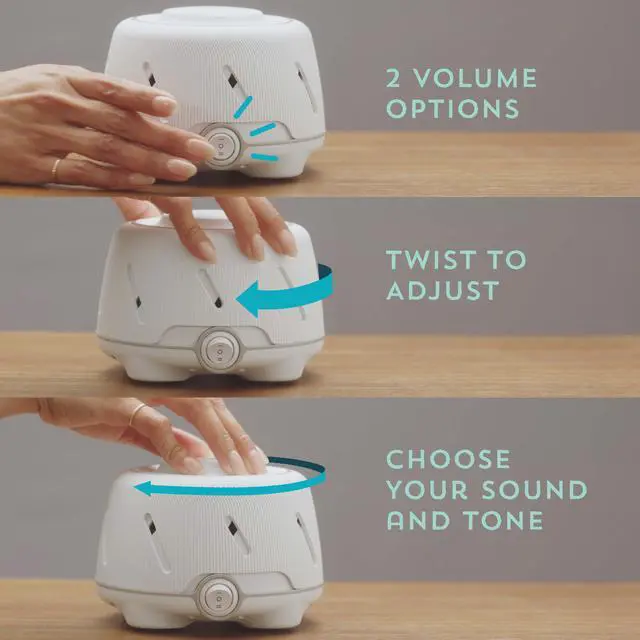 Alt view image 4 of 10 - Yogasleep Dohm (Charcoal) | The Original White Noise Machine | Soothing Natural Sound from a Real Fan | Noise Cancelling | Sleep Therapy, Office Privacy, Travel | For Adults & Baby | 101 Night Trial
