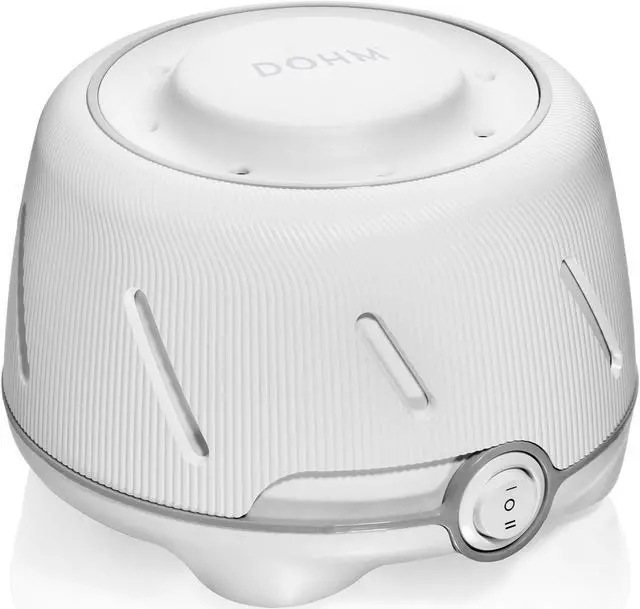 Alt view image 6 of 12 - Yogasleep Dohm (White/Gray) | The Original White Noise Machine | Soothing Natural Sound from a Real Fan | Noise Cancelling | Sleep Therapy, Office Privacy, Travel | For Adults & Baby | 101 Night Trial