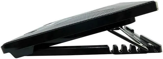 Alt view image 2 of 5 - Radiator Cooler Pad Heat Dissipation Computer Base with 5 Cooling Fans