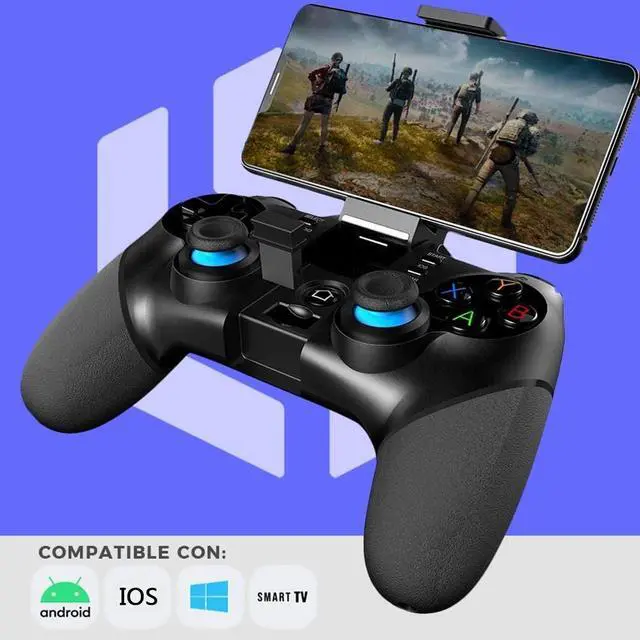 Alt view image 2 of 5 - 2.4GHz Bluetooth Controller Smart TV PC Mobile Phone Wireless Gamepad Joystick for Android/iOS Bluetooth Gamepad Controller