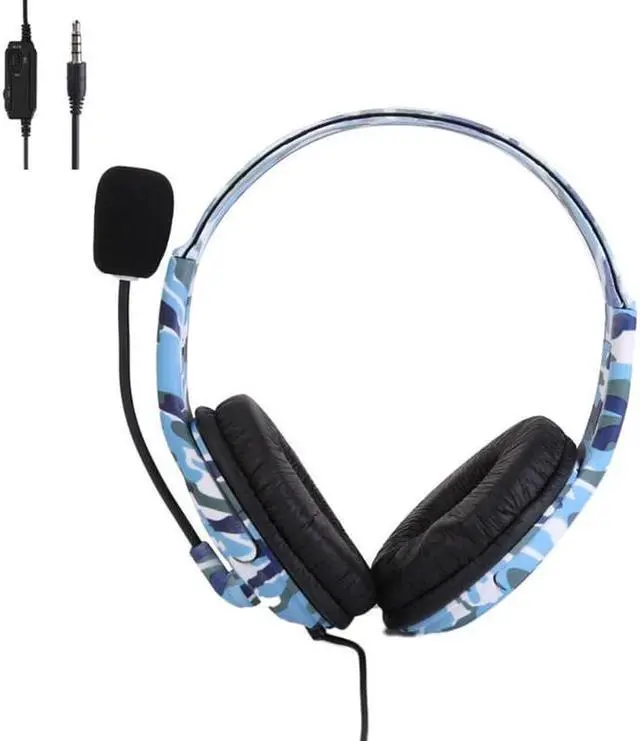 Alt view image 2 of 5 - Gaming Headset 3.5mm Wired Stereo Earphone Headphones Gamer Headset With Mic for PC PS4 Xbox One