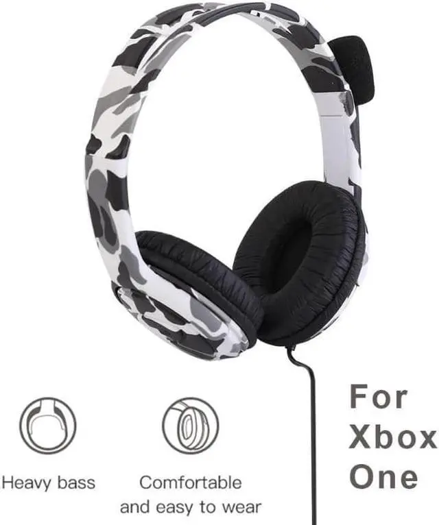 Alt view image 4 of 5 - Gaming Headset 3.5mm Wired Stereo Earphone Headphones Gamer Headset With Mic for PC PS4 Xbox One