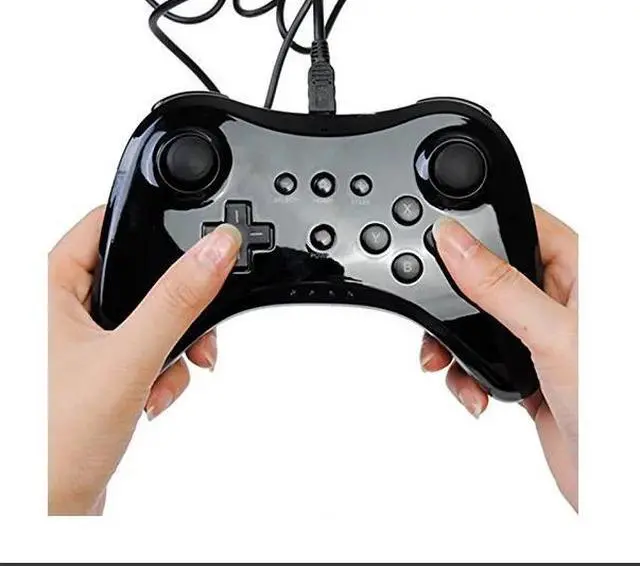 Alt view image 3 of 5 - 2019 Classic Dual Bluetooth Gamepad Wireless Remote Controller USB U Pro Game Gaming Gamepad for Nintendo for Wii U