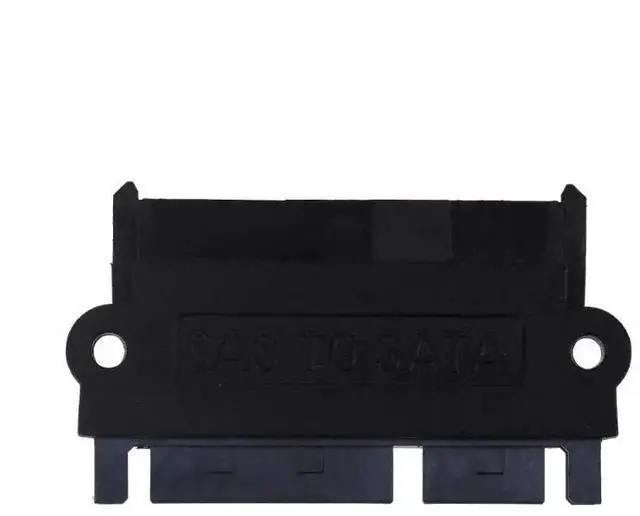 Alt view image 5 of 6 - Professional SFF-8482 SAS To SATA 180 Degree Angle Adapter Converter Straight Head for motherboard/SAS hard drive