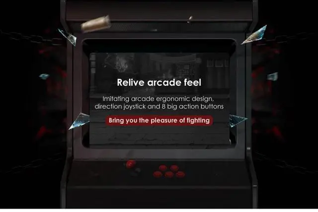 Alt view image 5 of 6 - PXN-0082 Arcade fightstick Game Joystick Gaming Controller For PC/PS4/PS3/XBOX ONE Game Rocker Gampad Handle Controller PXN 0082