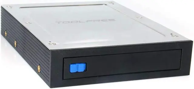 Main image of 2.5 Inch to 3.5 Inch Internal Floppy Bay SATA III 6Gbps Tray-LESS Mobile Rack For 2.5" HDD SSD Hard Drive Backplane Enclosure