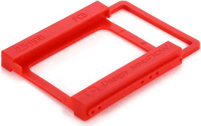 Main image of Plastic 2.5 Inch to 3.5 Inch SSD HDD Mounting Bracket Adapter 2.5" Hard Drive Holder For Desktop PC