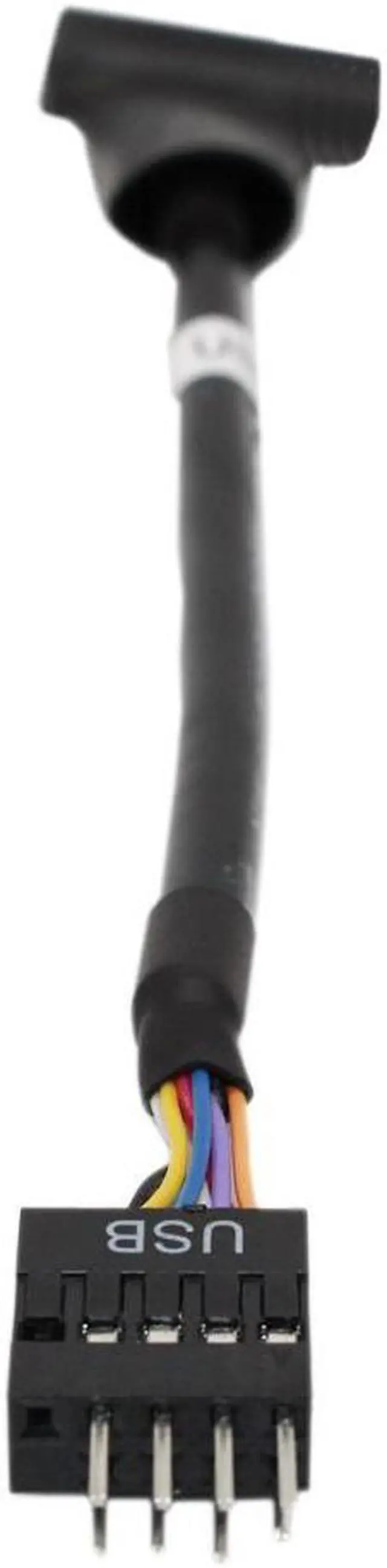 Alt view image 3 of 6 - 2-Pack USB Motherboard Connector 20 Pin USB 3.0 Male/Female to 9 Pin USB 2.0 Female/Male Adapter Cable