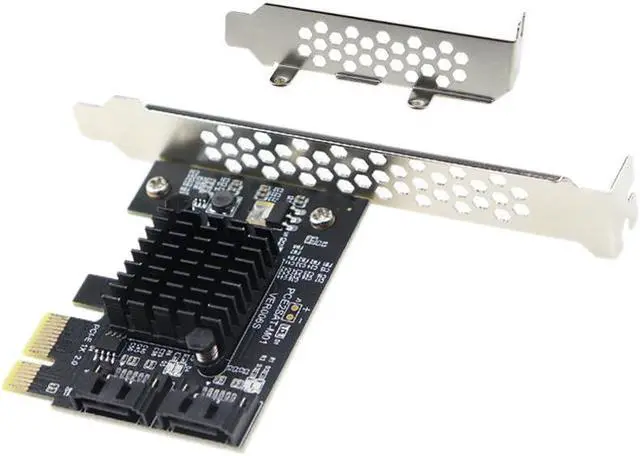 Main image of PCI Express SATA 3.0 Controller Card 2 Port PCIe SATA III 6Gbps Internal Adapter Converter Support HDD SSD For Desktop PC Win 10