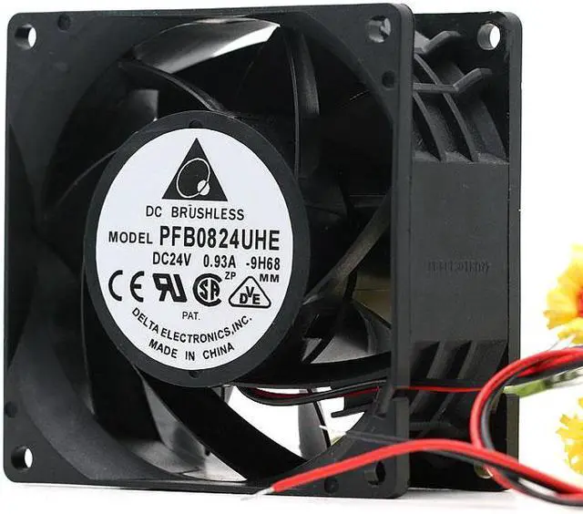 Alt view image 2 of 4 - for delta PFB0824UHE 8038 24V 0.93A 4 line PWM temperature control inverter cooling fan 107.3CFM  7500RPM